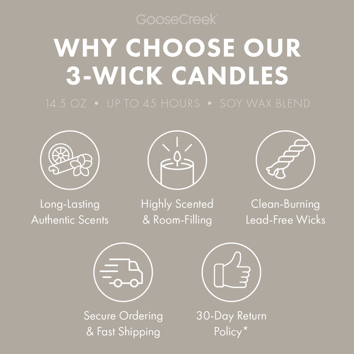 Teakwood 3-Wick Candle